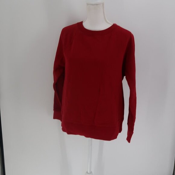Banana Republic Red Pullover Sweatshirt Size Large - Picture 2 of 5